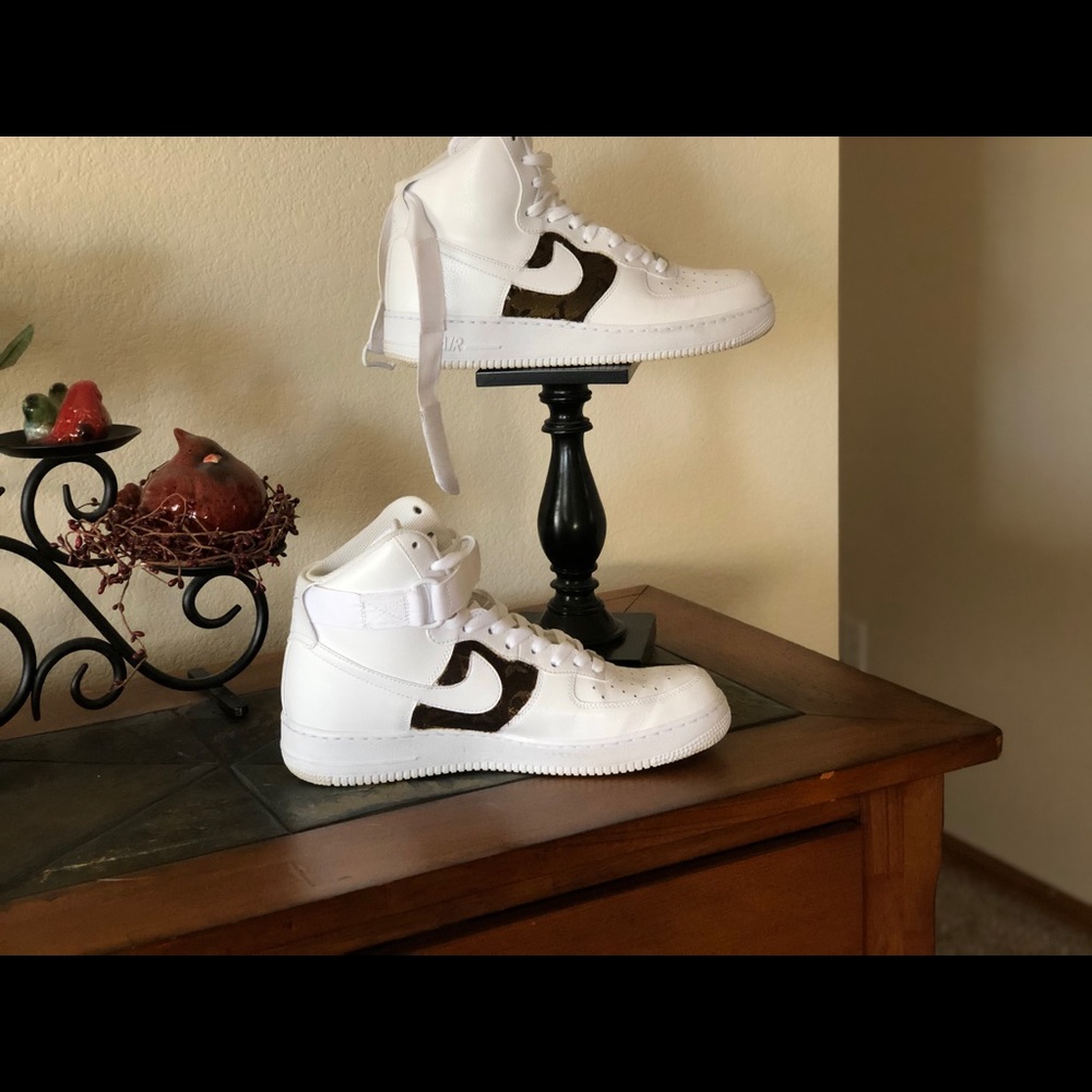 Nike and LV high tops